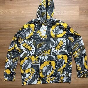 Comic Book Graphic Hoodie – Boom! Pow! Pop Art Style – Size Medium